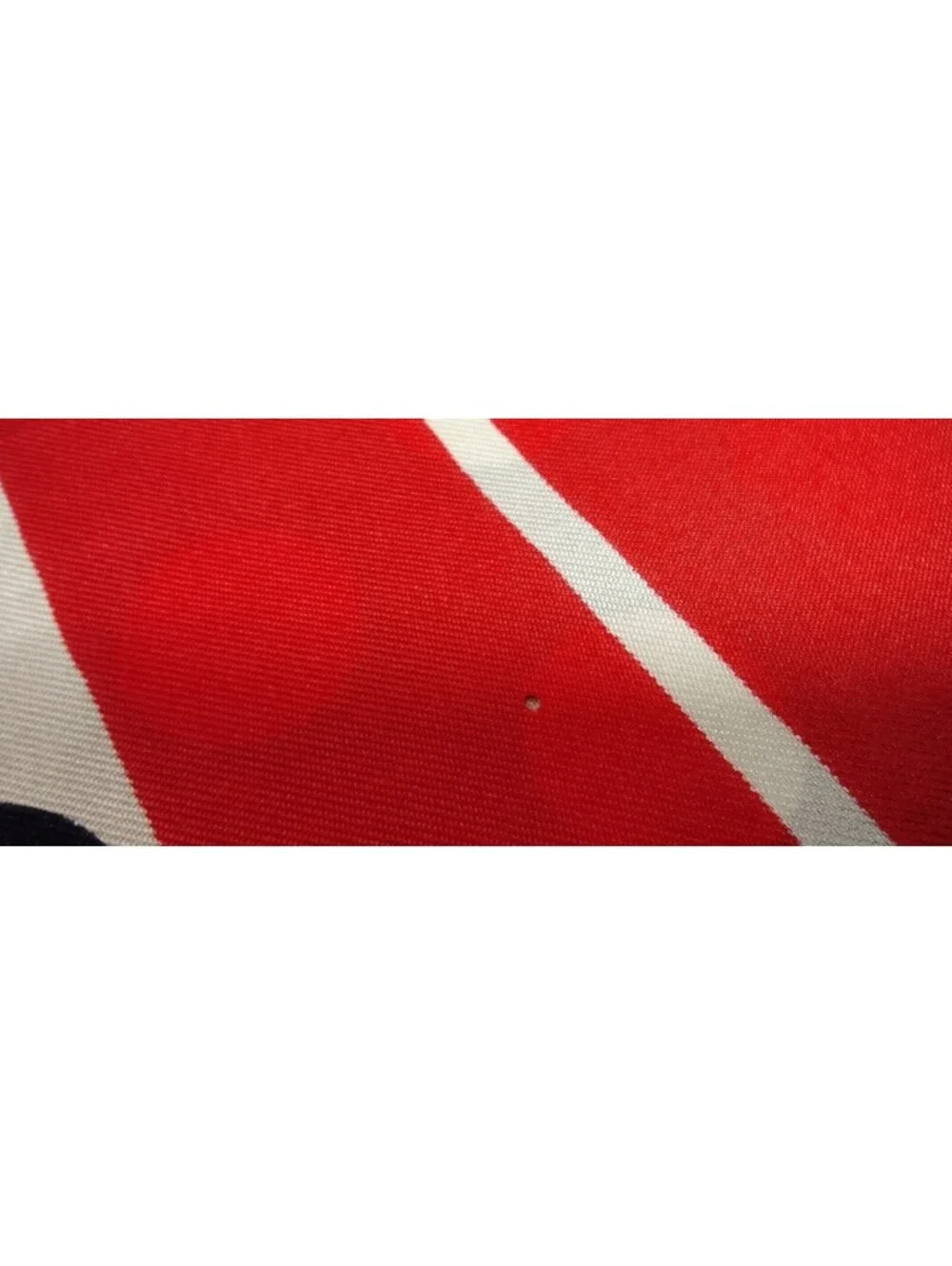 Vinage 1960s White DOTS Echo All Silk Scarf Red Orange White & Blue Polka Dots